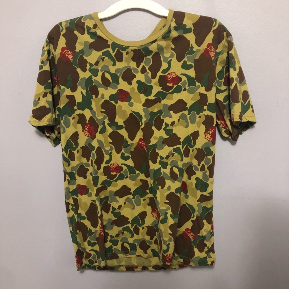 Pacsun Camo Rose Shirt